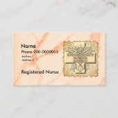 Cross Caduceus ER Verpleegkundige Visitekaartje (Voorkant)