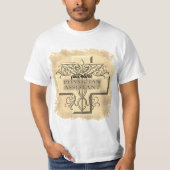 Cross Caduceus Physician Assistant T-shirt (Voorkant)