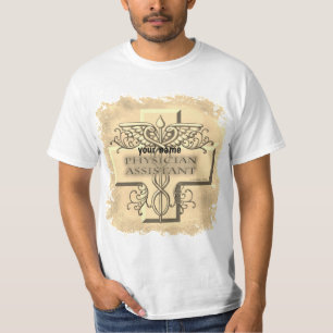 Cross Caduceus Physician Assistant T-shirt