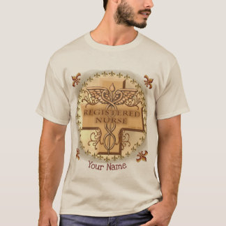 Cross Caduceus RN Verpleegkundige T-shirt