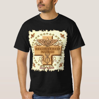 Cross Caduceus RN Verpleegkundige T-shirt