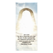 Cross Calvary Pasen Rack Card, Doe mee met onze di Reclamekaart (Achterkant)