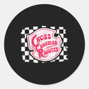 Cross Canadian Ragweed Checkers Concert 2025 Ronde Sticker