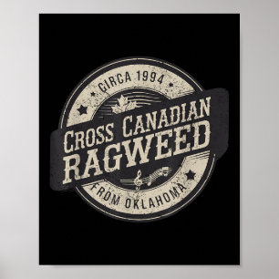 Cross Canadian Ragweed Concert 2025 Retro Mannen V Poster