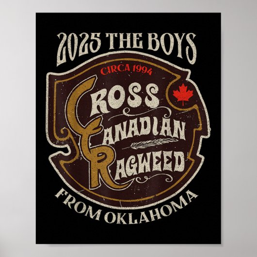 Cross Canadian Ragweed de jongens uit Oklahoma Con Poster (Voorkant)