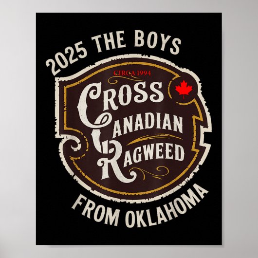 Cross Canadian Ragweed de jongens uit Oklahoma Con Poster (Voorkant)