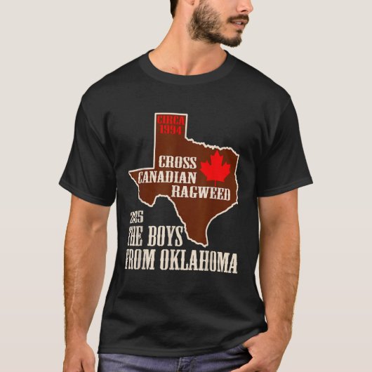 Cross Canadian Ragweed De Jongens uit Oklahoma Kaa T-shirt (Voorkant)