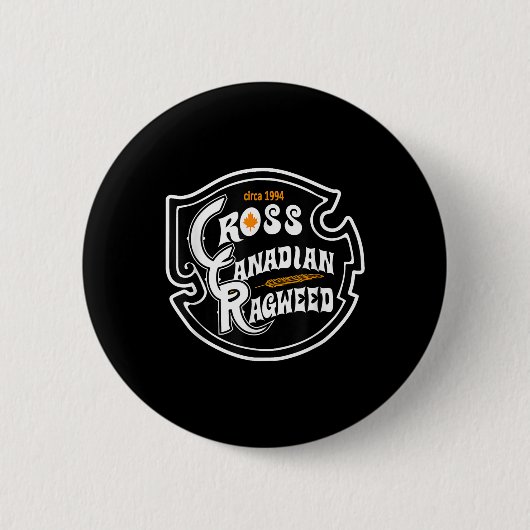 Cross Canadian Ragweed Ronde Button 5,7 Cm (Voorkant)