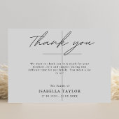 Cross Catholic Funeral Memorial Grey Dank u Kaart