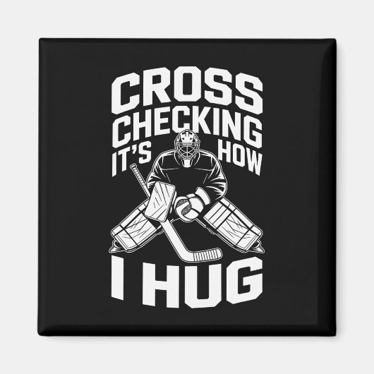 Cross Checking Zo Omhels Ik Magneet (Voorkant)