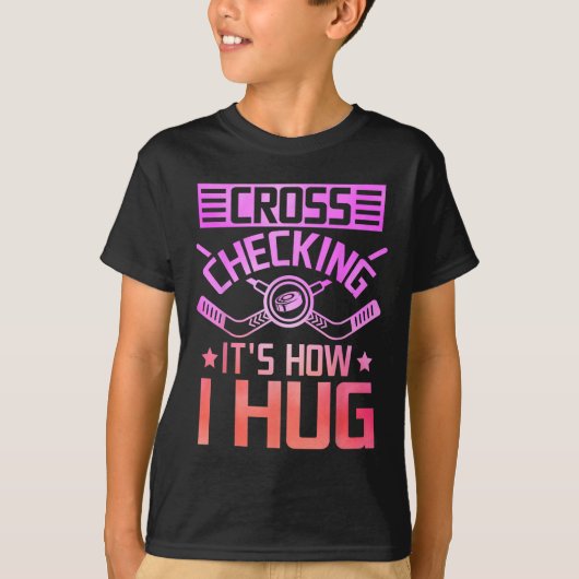 Cross Checking Zo Omhels Ik T-shirt (Voorkant)