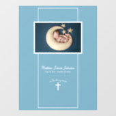 Cross Christelijk Baby Memorial begrafenisbanner Raamsticker (Vel)