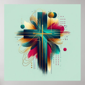 Cross Christelijk poster