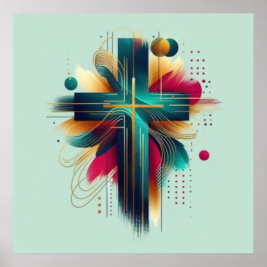 Cross Christelijk poster (Voorkant)