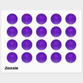 Cross - Christelijk ticker Ronde Sticker (Vel)