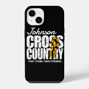 Cross Country ADD TEXT Hardloper Hardloop Team Spe iPhone 14 Hoesje