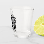 Cross Country ADD TEXT Hardloper Rennend Team Spel Shot Glas (Rechts)