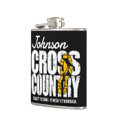 Cross Country ADD TEXT Hardloper Rennend Teamspele Heupfles (Links)