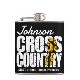 Cross Country ADD TEXT Hardloper Rennend Teamspele Heupfles