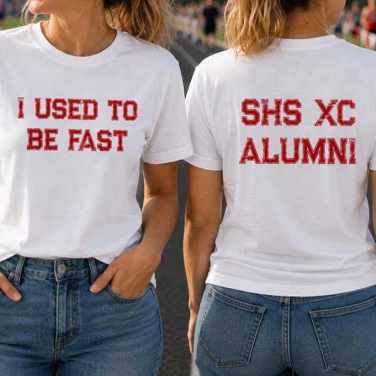 Cross Country Alumni Grappig Ik Was Eens Snel Tri-Blend Shirt