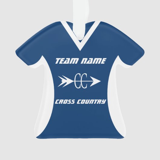 Cross Country bewerkbare sporttrui Ornament (voorkant)