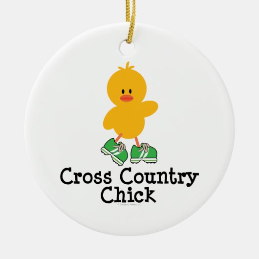 Cross Country Chick Ornament (Voorkant)