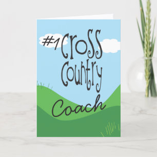 Cross Country Coach Bedankkaart