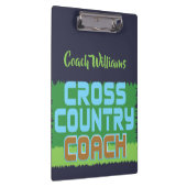 Cross Country Coach gepersonaliseerd klembord (Rechts)