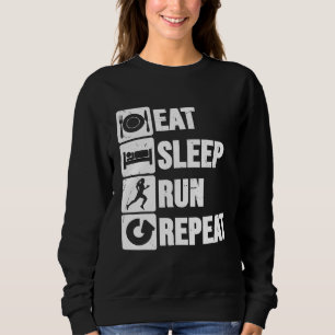 Cross-country Eat Sleep Run Herhalen werkende vrou Trui