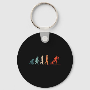 Cross Country Evolution Xc Skikleding Grappige Ski Sleutelhanger