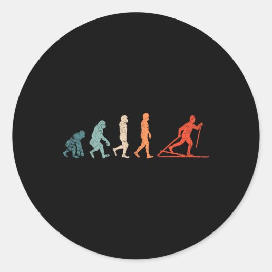 Cross Country Evolution Xc Skioptrek Outfit Grappi Ronde Sticker (Voorkant)