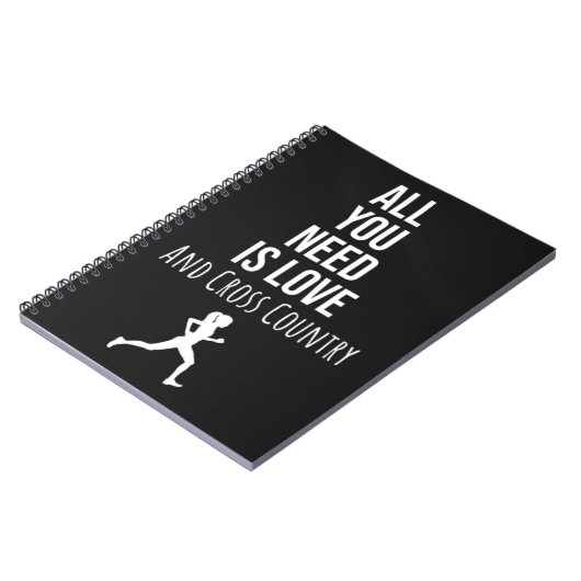 Cross Country Gifts Runner Offerte Track en veld Notitieboek (Linkerzijde)