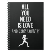 Cross Country Gifts Runner Offerte Track en veld Notitieboek (Voorkant)