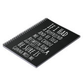 Cross Country Gifts voor Meisjes Runner haar Notitieboek (Linkerzijde)