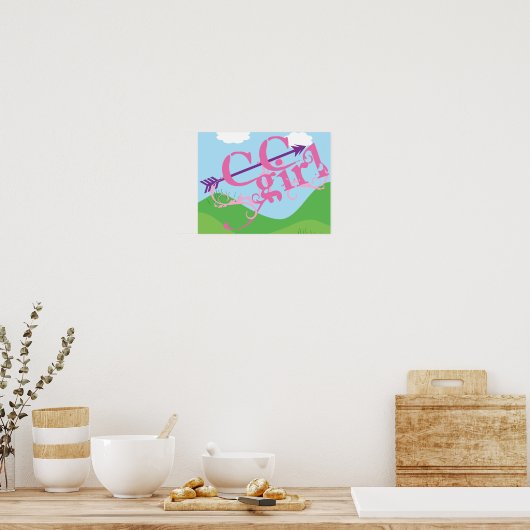 Cross-country Girl - CC Poster (Keuken)