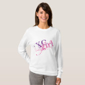 Cross-country Girl XC Runner T-shirt (Voorkant volledig)