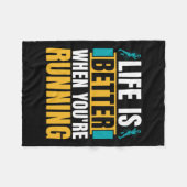 Cross country hardlopen is beter wanneer atletisch fleece deken (Voorkant (Horizontaal))