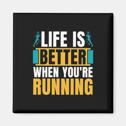 Cross country hardlopen is beter wanneer atletisch magneet (Voorkant)