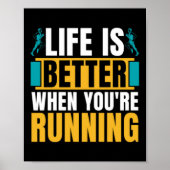 Cross country hardlopen is beter wanneer atletisch poster (Voorkant)