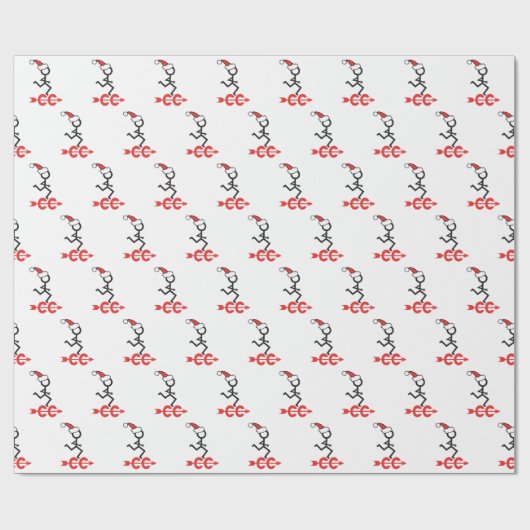 Cross-country Holiday CC Runner © Wrapping Paper Cadeaupapier (Vlak)