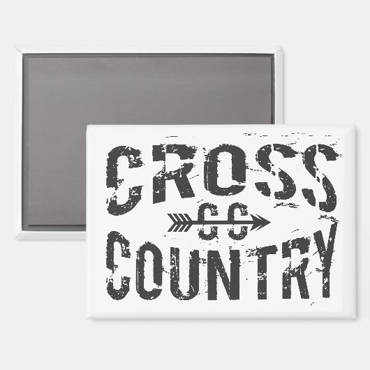 cross country magnet (Voorkant / Achterkant)