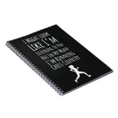 Cross Country Ornamenten Running Runner Team XC Notitieboek (Rechterzijde)