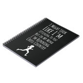 Cross Country Ornamenten Running Runner Team XC Notitieboek (Linkerzijde)