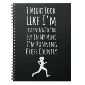 Cross Country Ornamenten Running Runner Team XC Notitieboek (Voorkant)