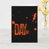 Cross Country Race Day Runner Track And Field Oran Kaart (Gele Bloem)