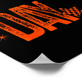 Cross Country Race Day Runner Track And Field Oran Poster (Hoek)