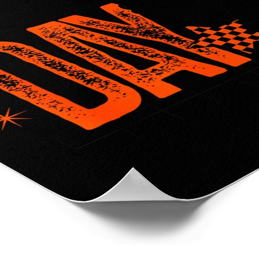 Cross Country Race Day Runner Track And Field Oran Poster (Hoek)