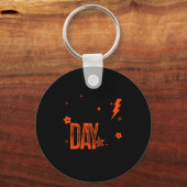 Cross Country Race Day Runner Track And Field Oran Sleutelhanger (Voorkant)