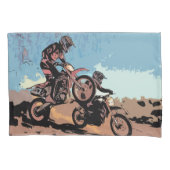 Cross Country Race - Dirt Bike Racers Kussensloop (Voorkant)