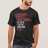 Cross-country Runner CC XC Cadeaudeating T-shirt (Voorkant)